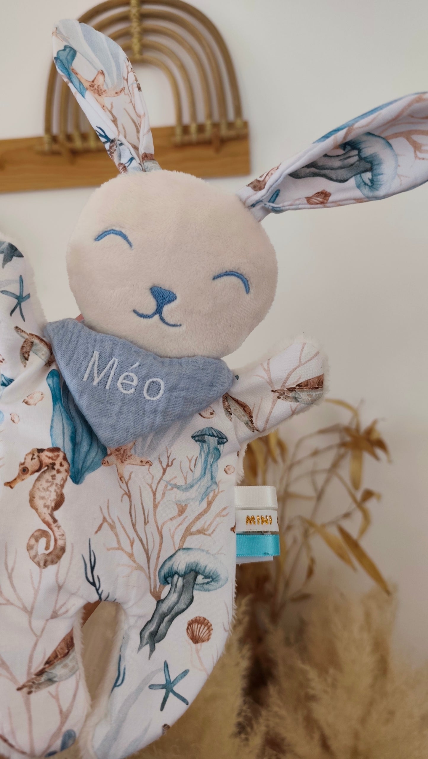 Grand doudou lapin MER