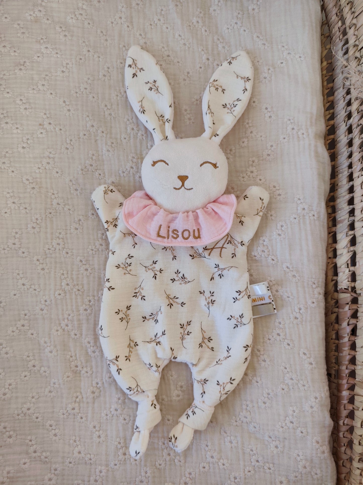 Grand doudou lapin DOUBLE GAZE