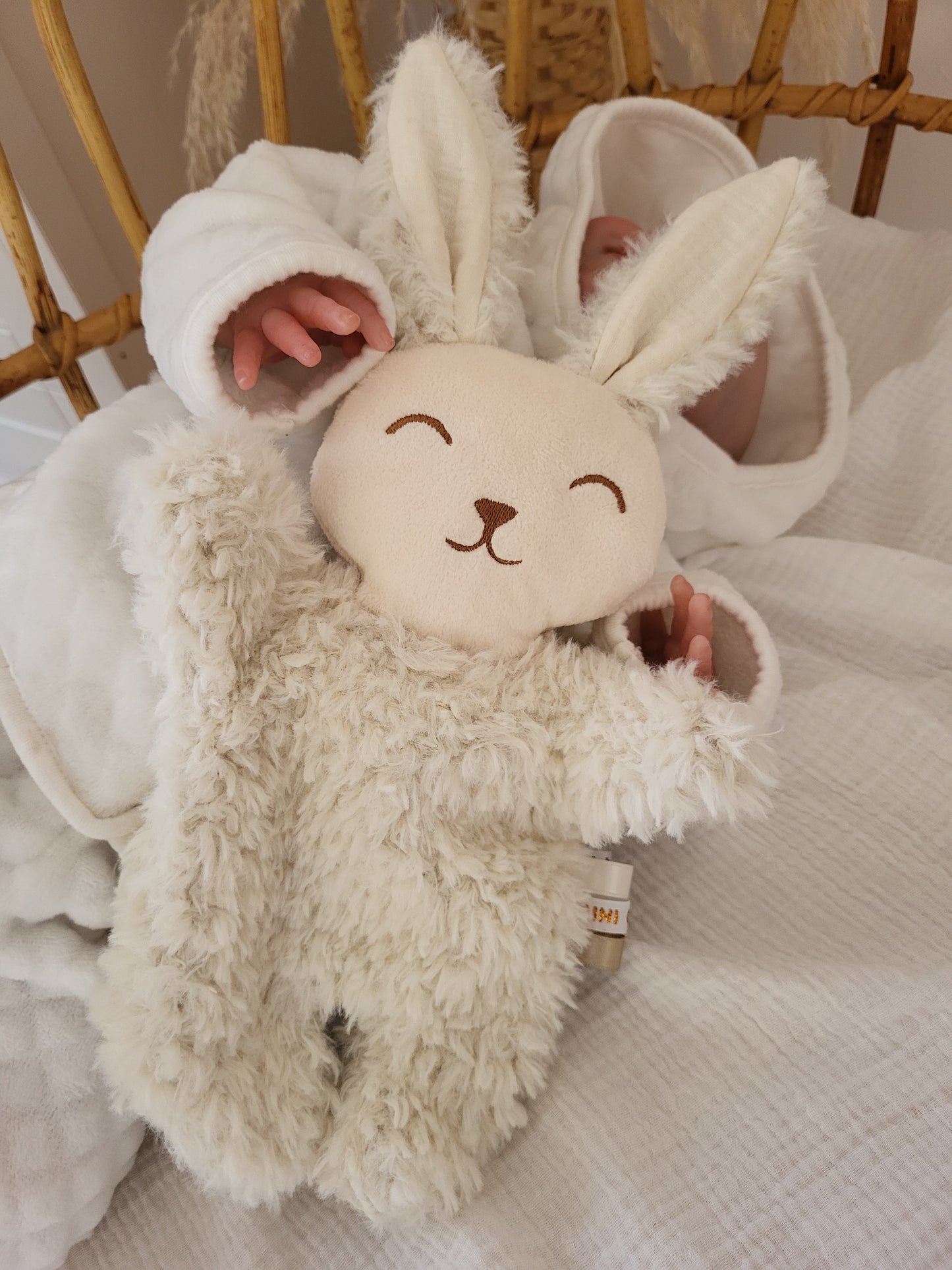 Mini doudou fourrure lapin