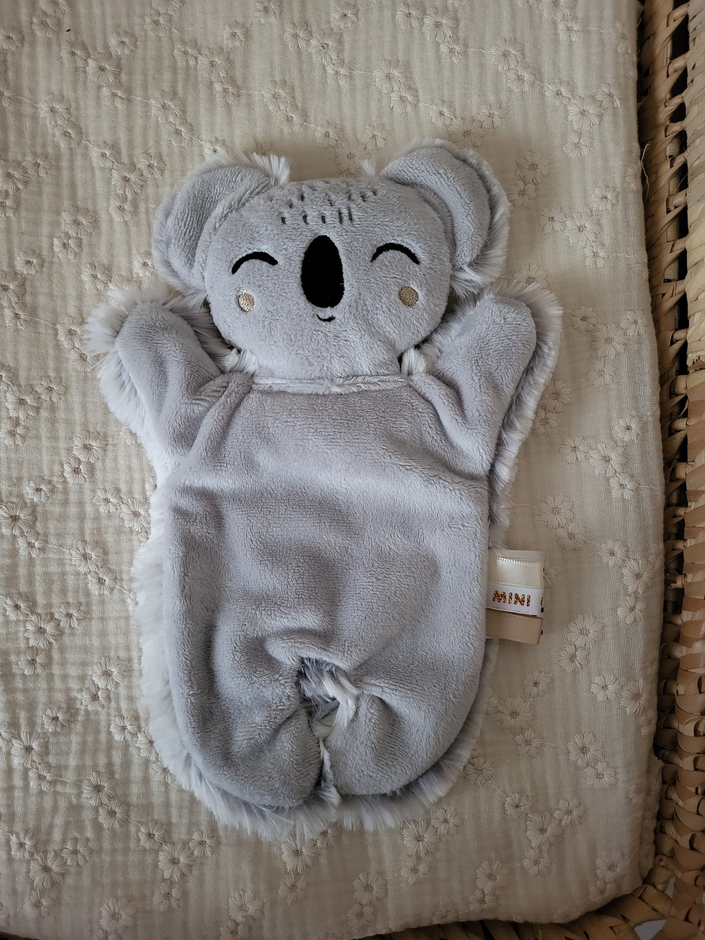Mini doudou KOALA gris