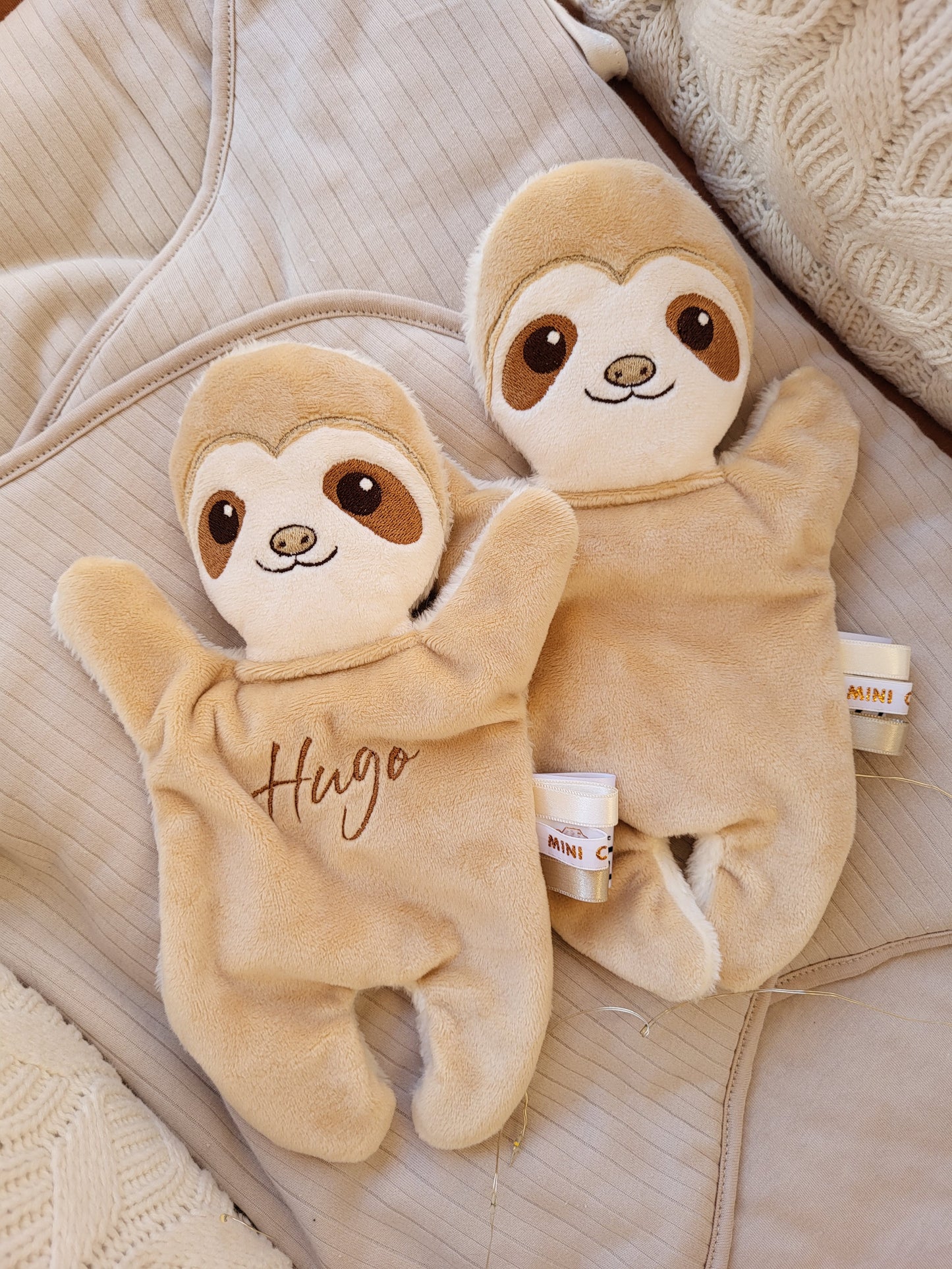 Mini doudou PARESSEUX beige