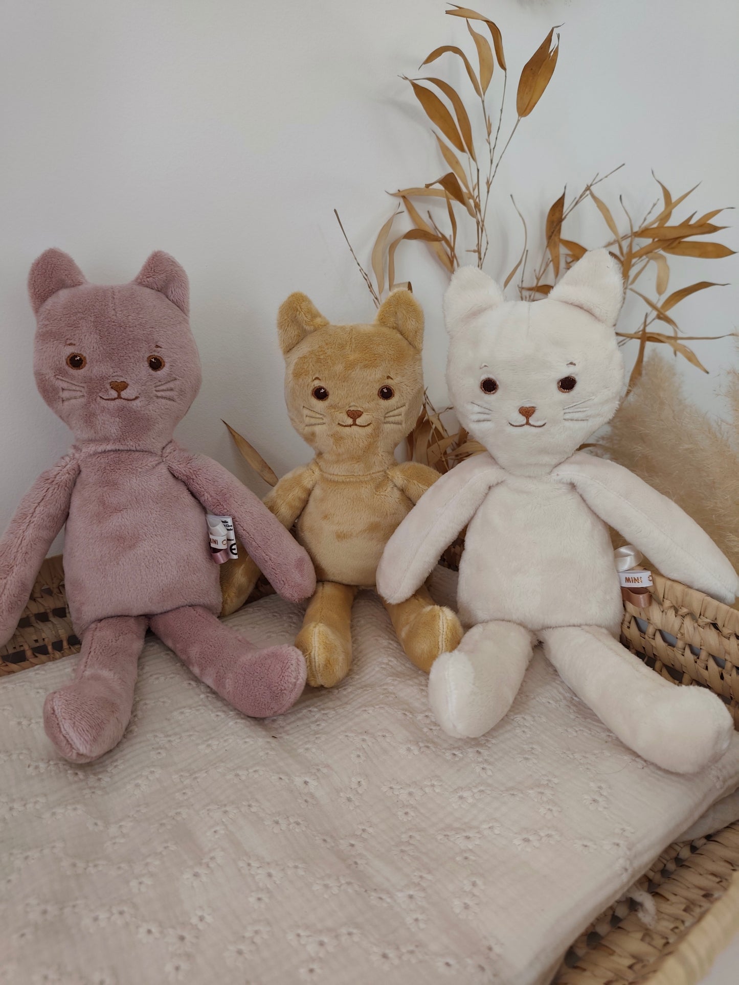 Peluche poupée chat LATTE 45 cm