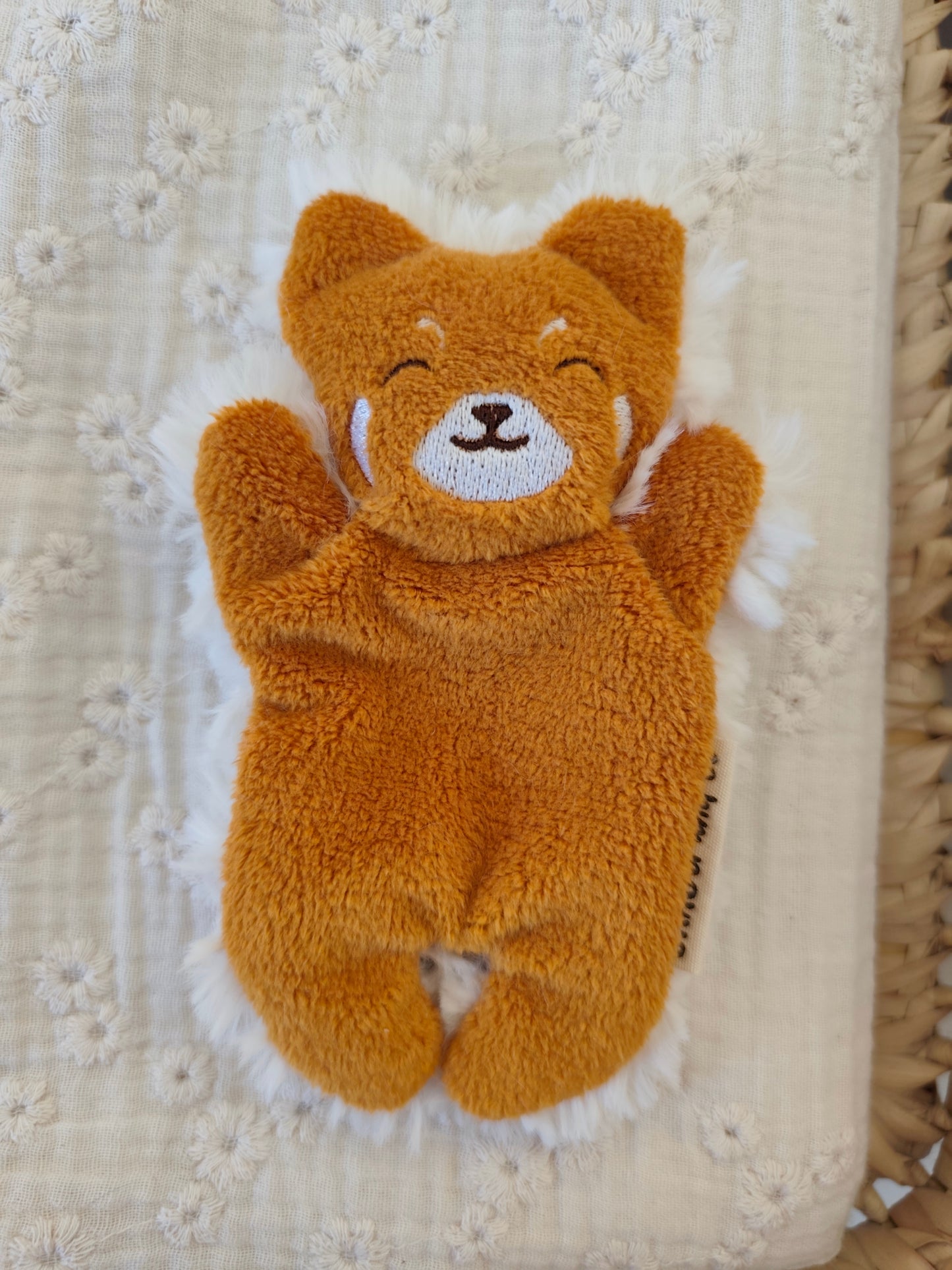 Doudou RECONFORT panda roux