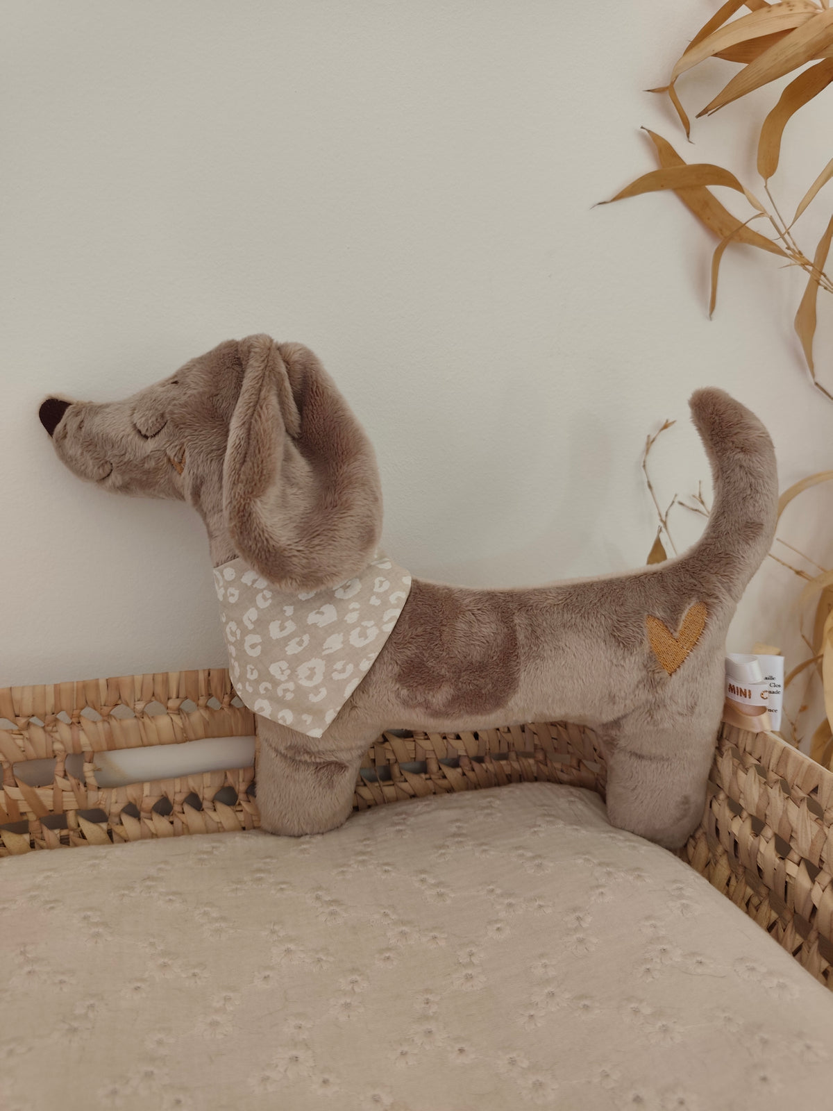 Peluche TECKEL (grand modèle) polaire