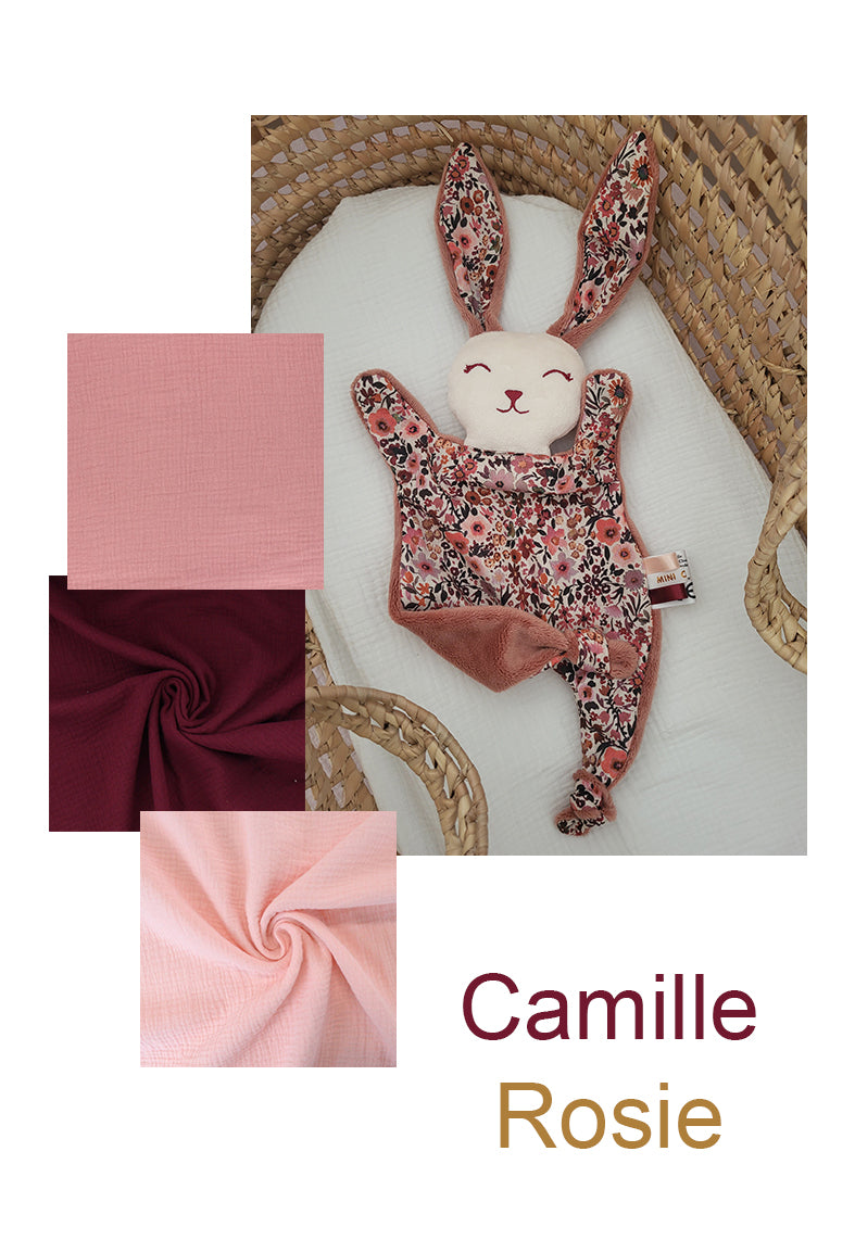 Grand doudou lapin POPPY
