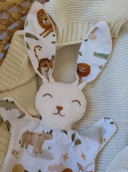 Grand doudou lapin SAVANE