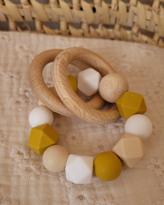 Anneau de dentition MOUTARDE