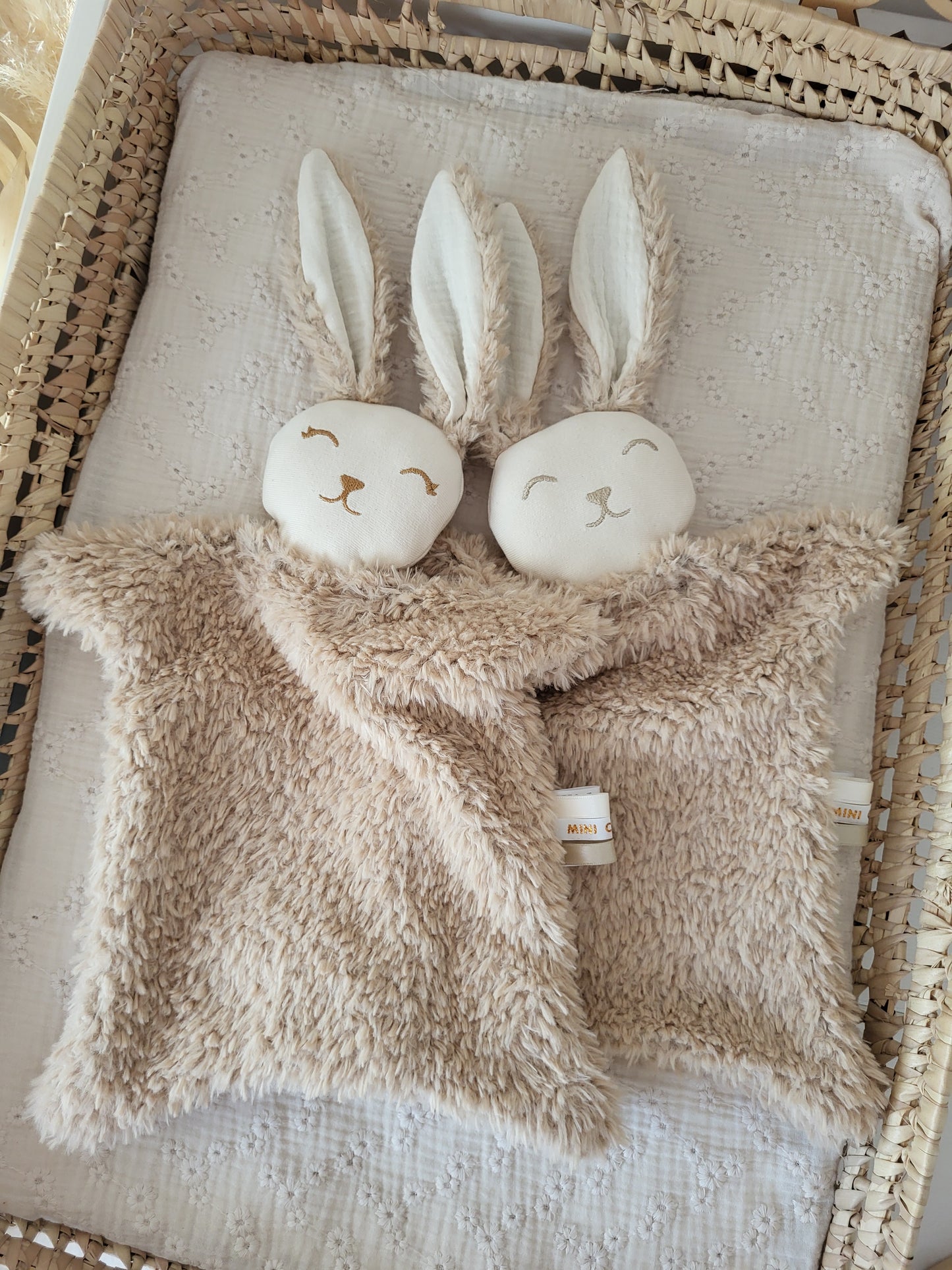 Doudou fourrure lapin