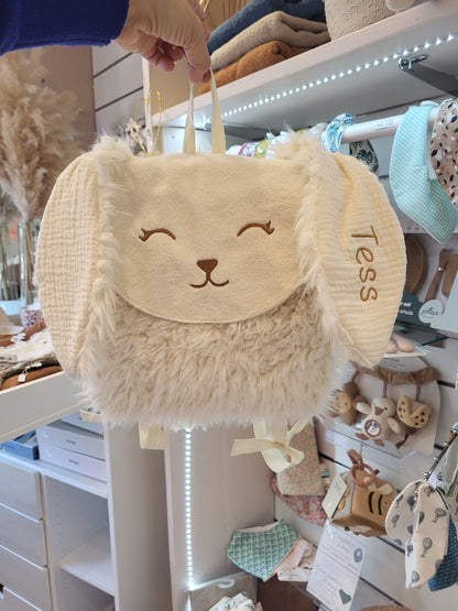 Sac à dos LAPINOU PERSONNALISE pour école maternelle ou nounou