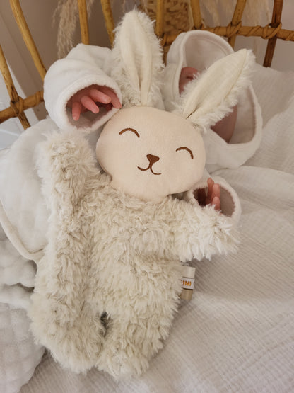 Mini doudou fourrure lapin