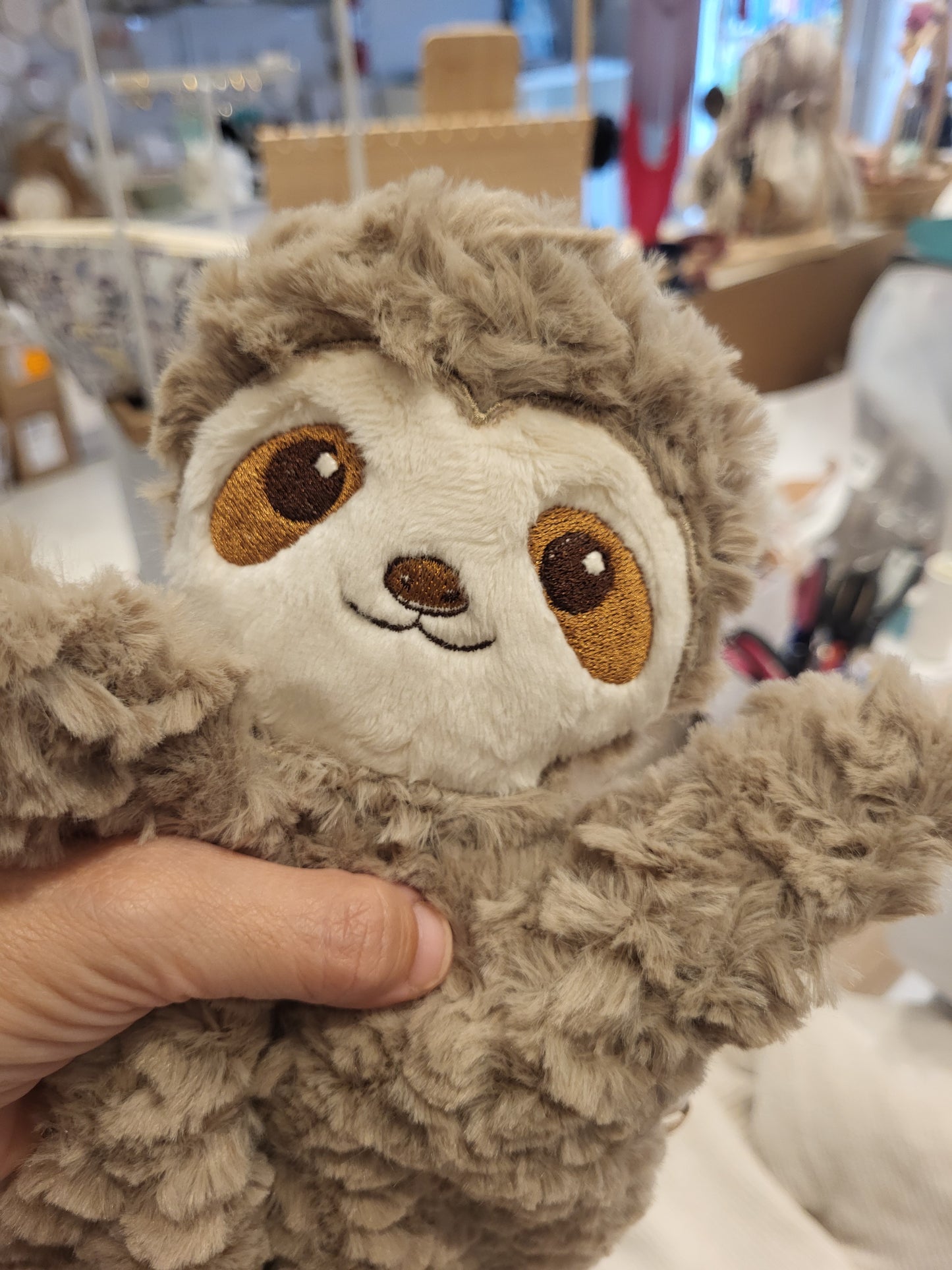 Doudou PARESSEUX fourrure marron