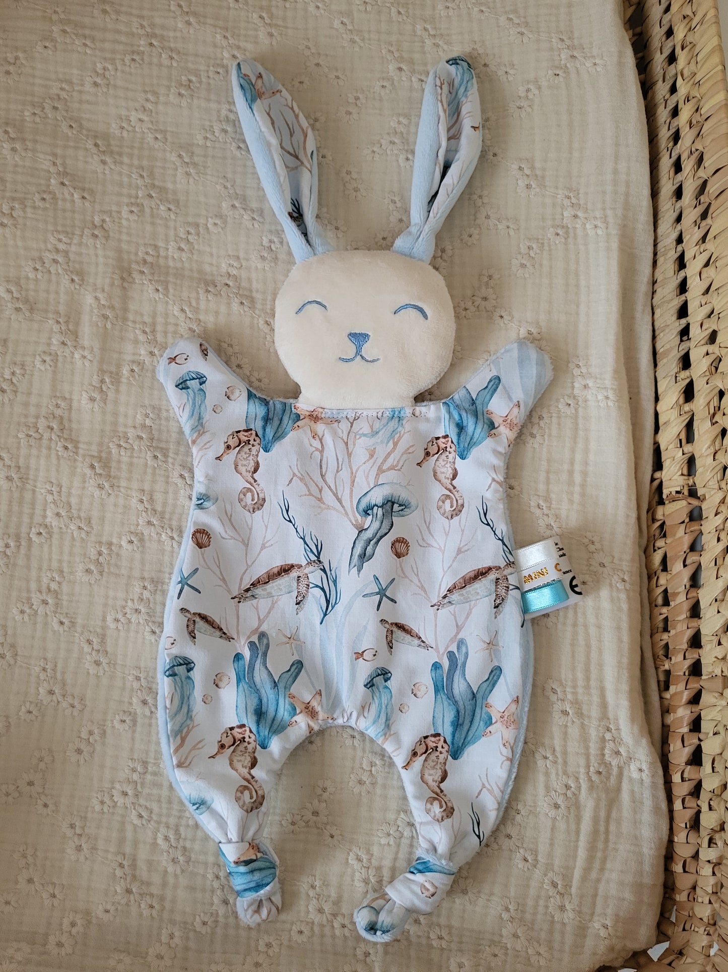 Grand doudou lapin MER
