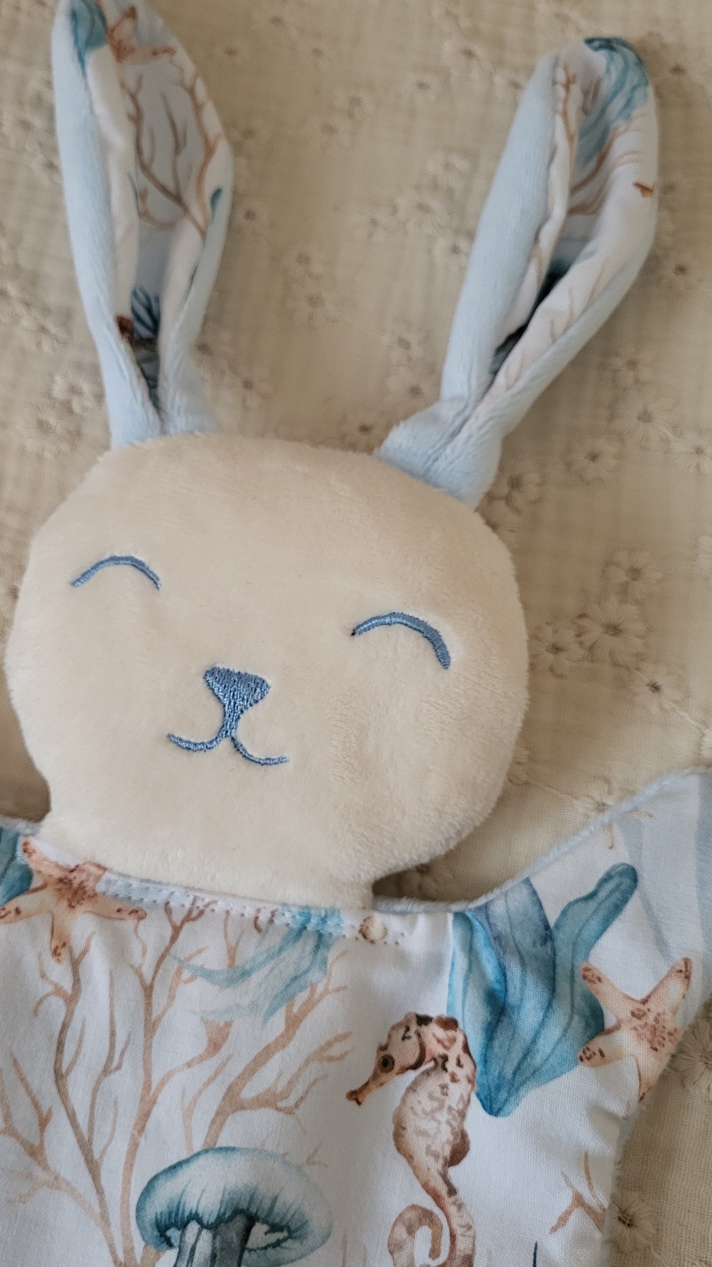 Grand doudou lapin MER