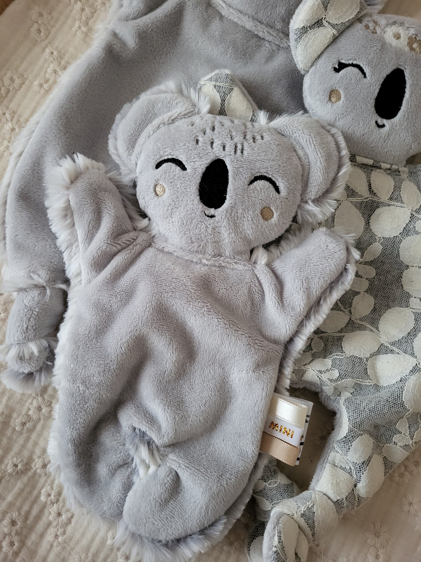 Mini doudou KOALA gris