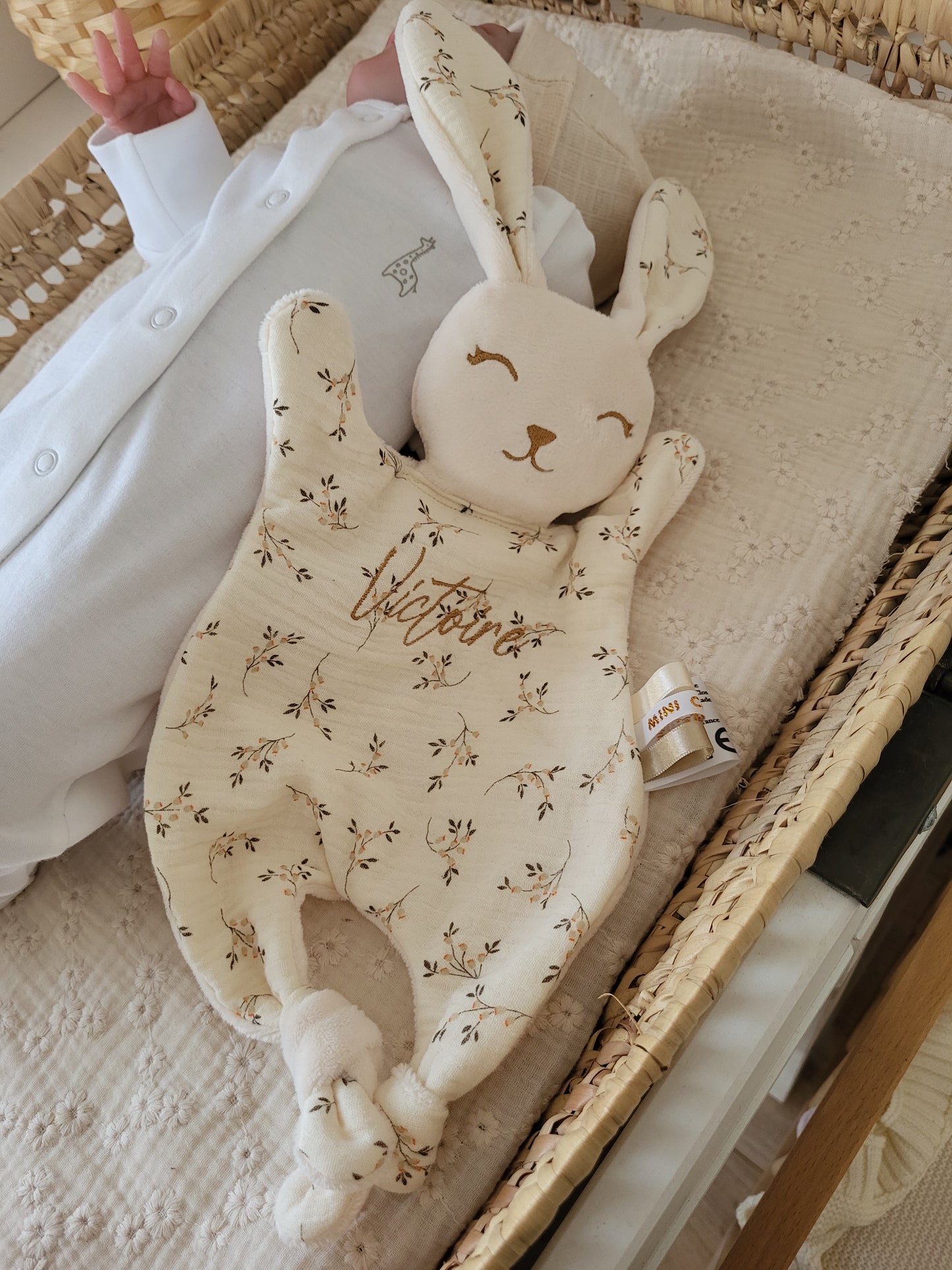 Grand doudou lapin DOUBLE GAZE
