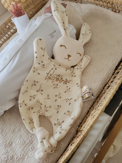 Grand doudou lapin DOUBLE GAZE