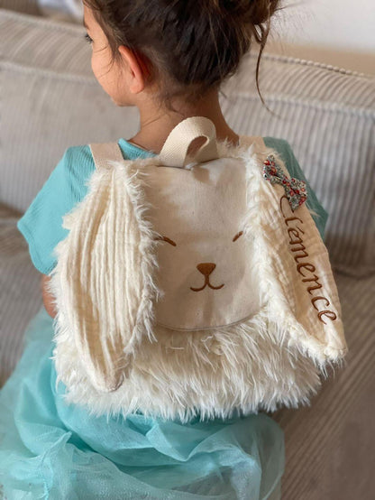 Sac à dos LAPINOU PERSONNALISE pour école maternelle ou nounou
