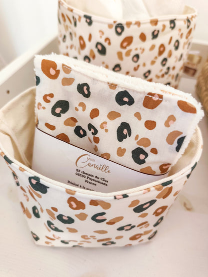 Corbeille LEOPARD (petit modèle)