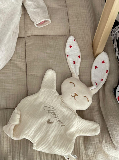 Grand doudou lapin DOUBLE GAZE