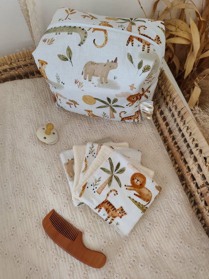 lot de 5 lingettes SAVANE