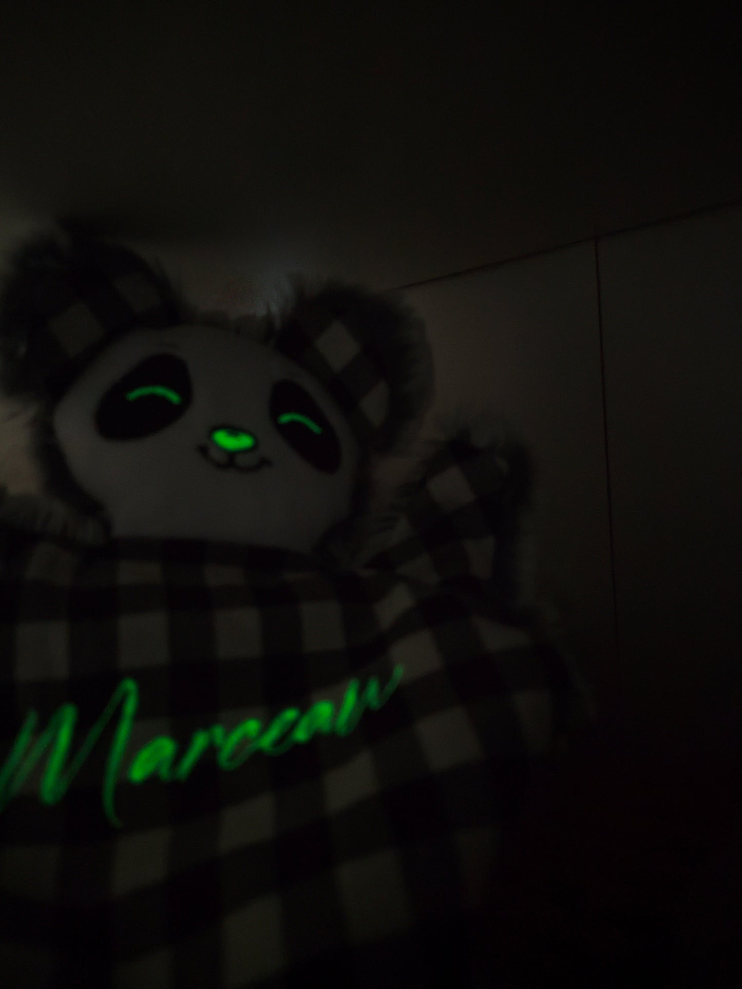 Doudou PANDA noir et blanc