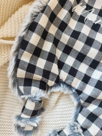Doudou PANDA noir et blanc