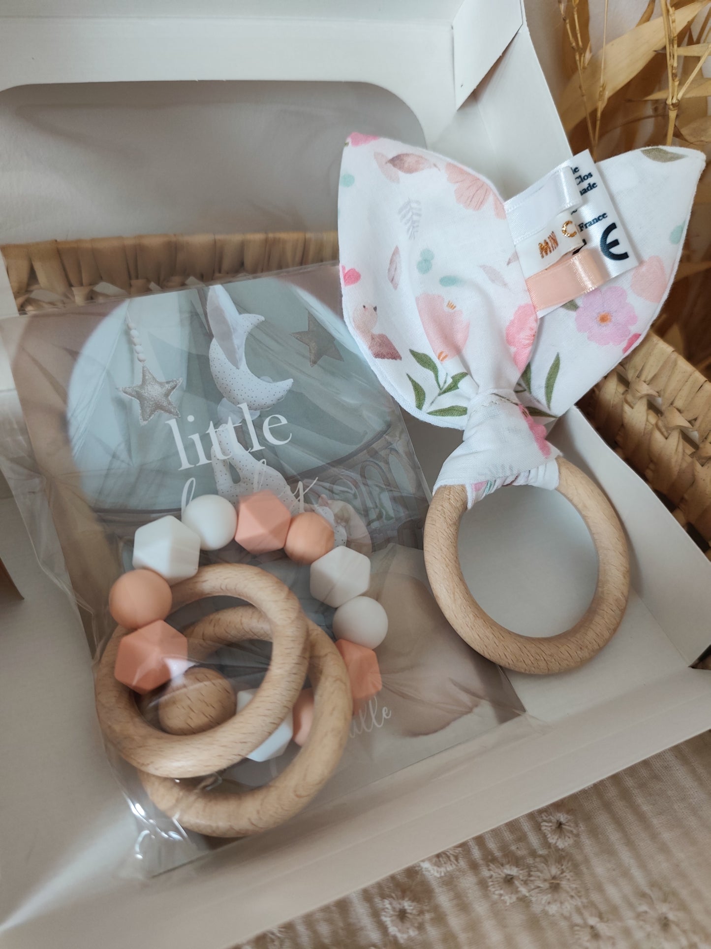 Coffret Anneau de dentition + hochet BIRDY