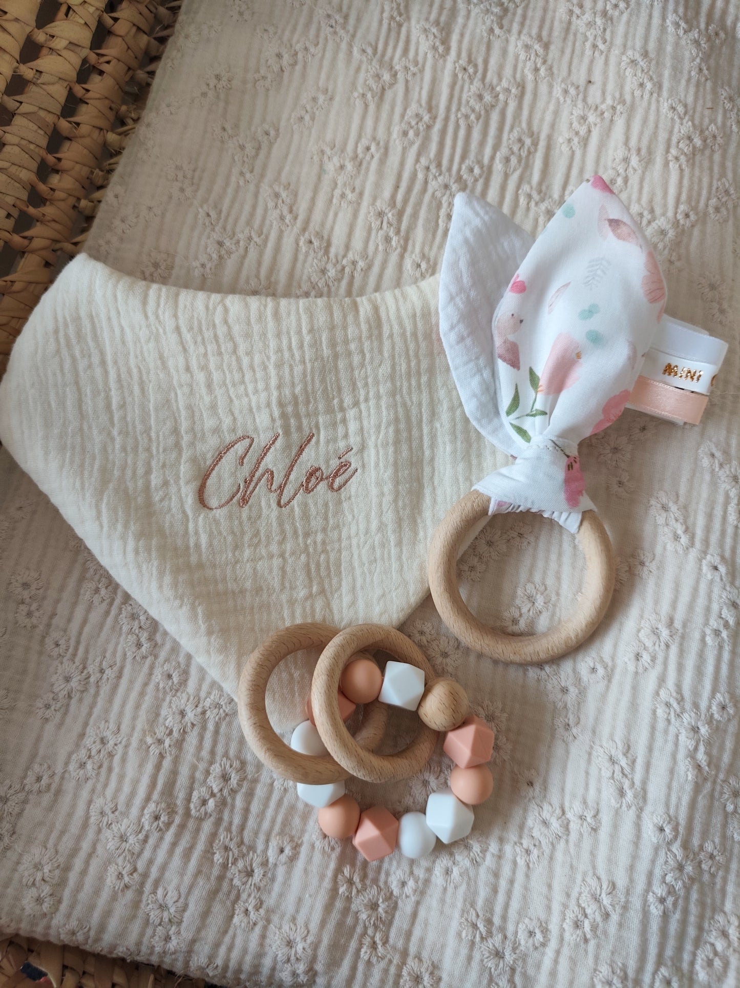 Coffret Anneau de dentition + hochet BIRDY