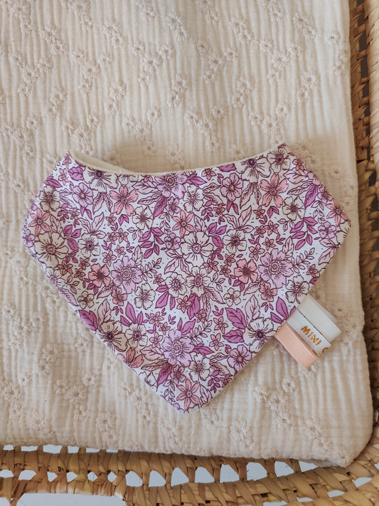 Bavoir BANDANA flowers
