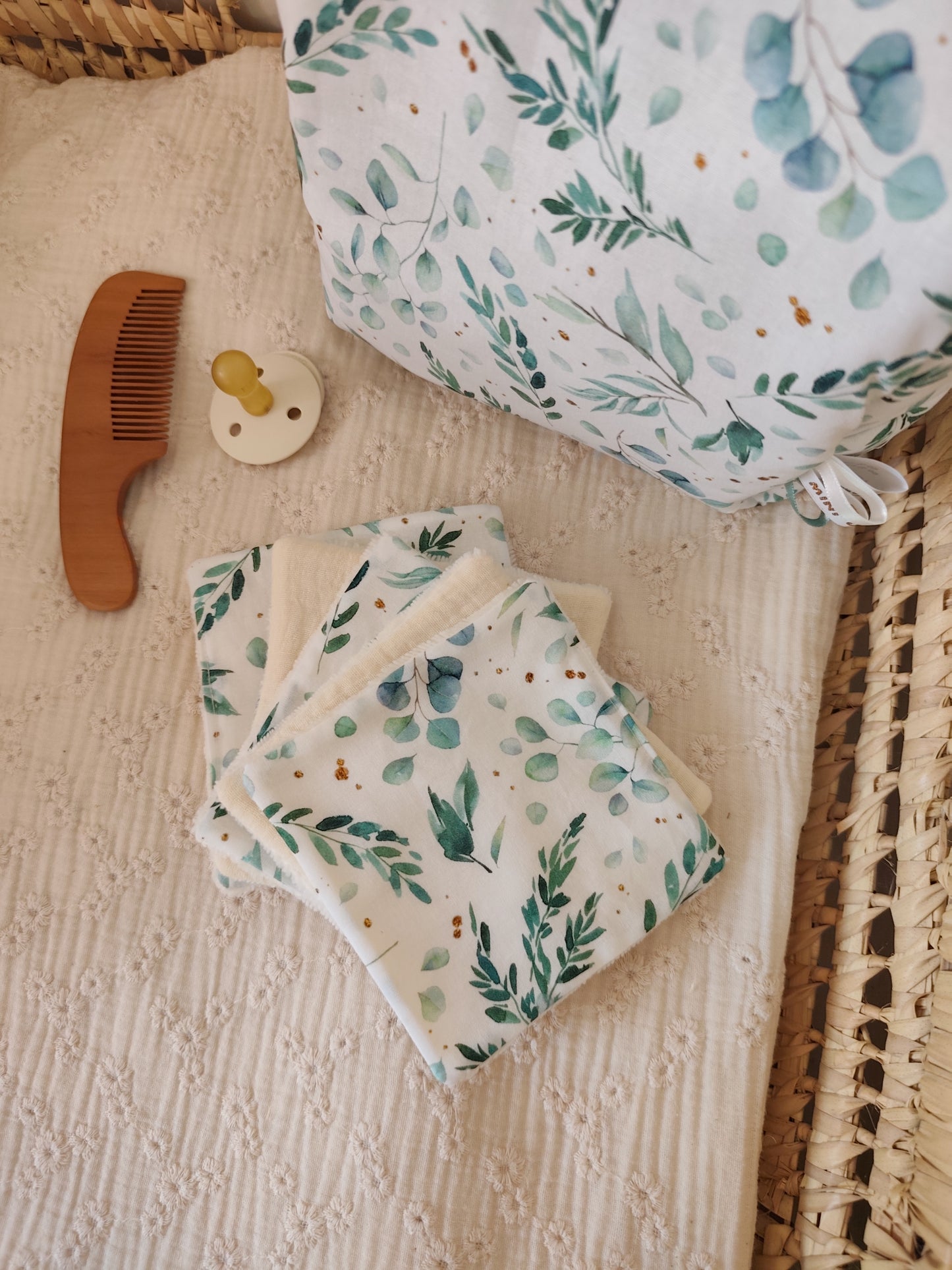 lot de 5 lingettes EUCALYPTUS