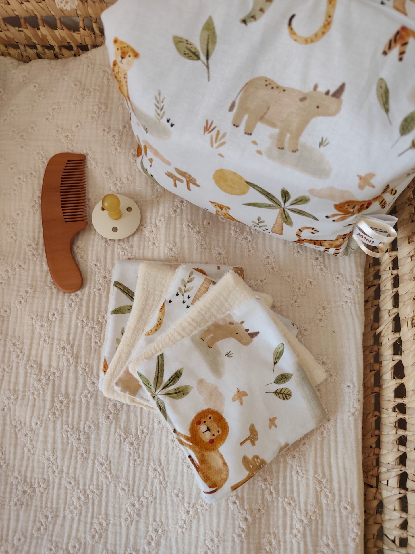 lot de 5 lingettes SAVANE