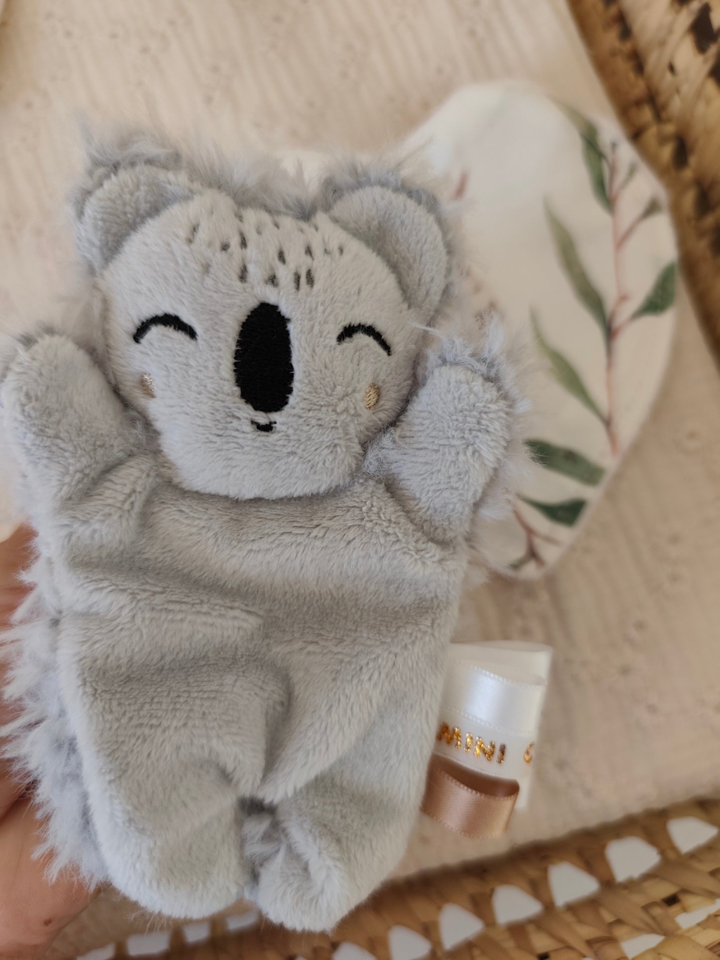 Doudou RECONFORT mini koala gris