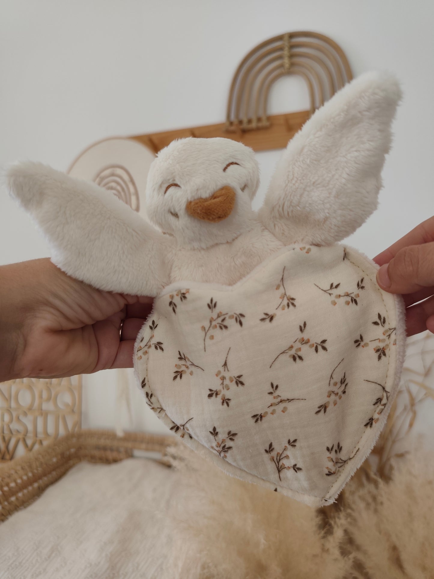 Doudou RECONFORT mini oie