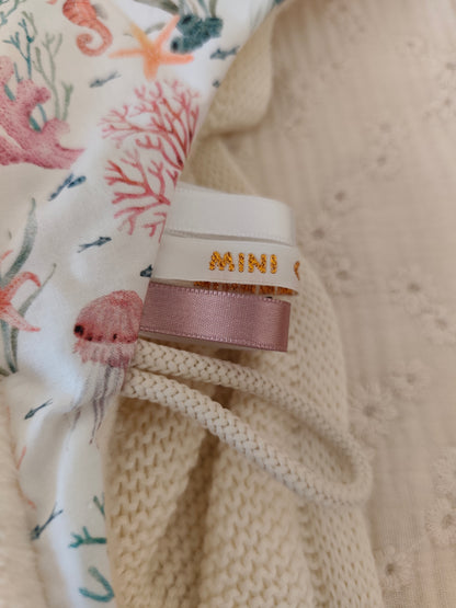 Doudou raie manta MER rose