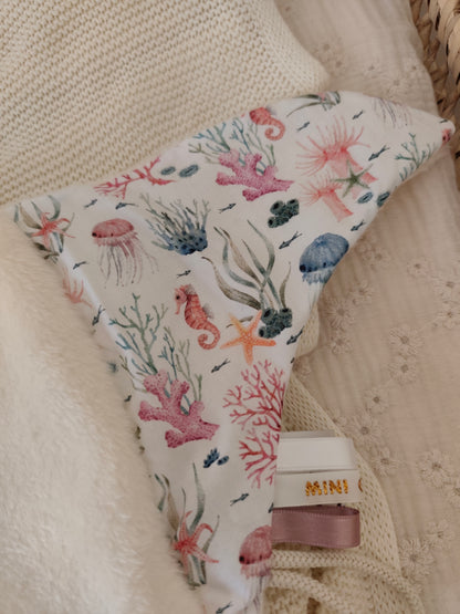 Doudou raie manta MER rose