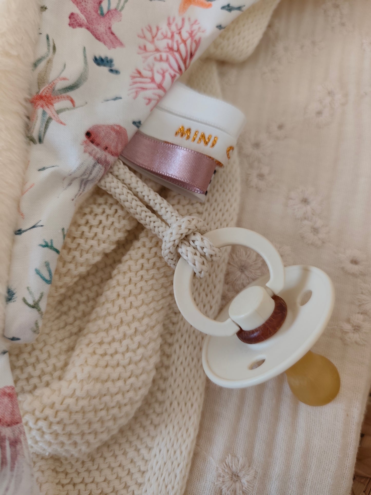 Doudou raie manta MER rose