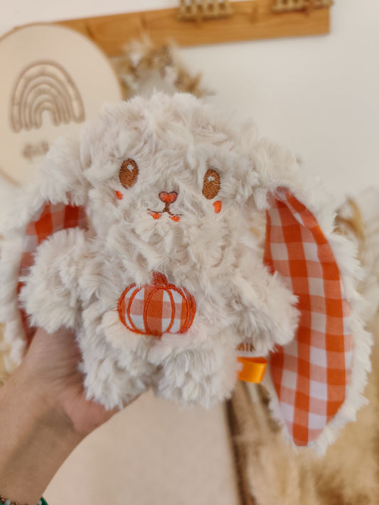 Peluche KAWAII vampire vichy orange