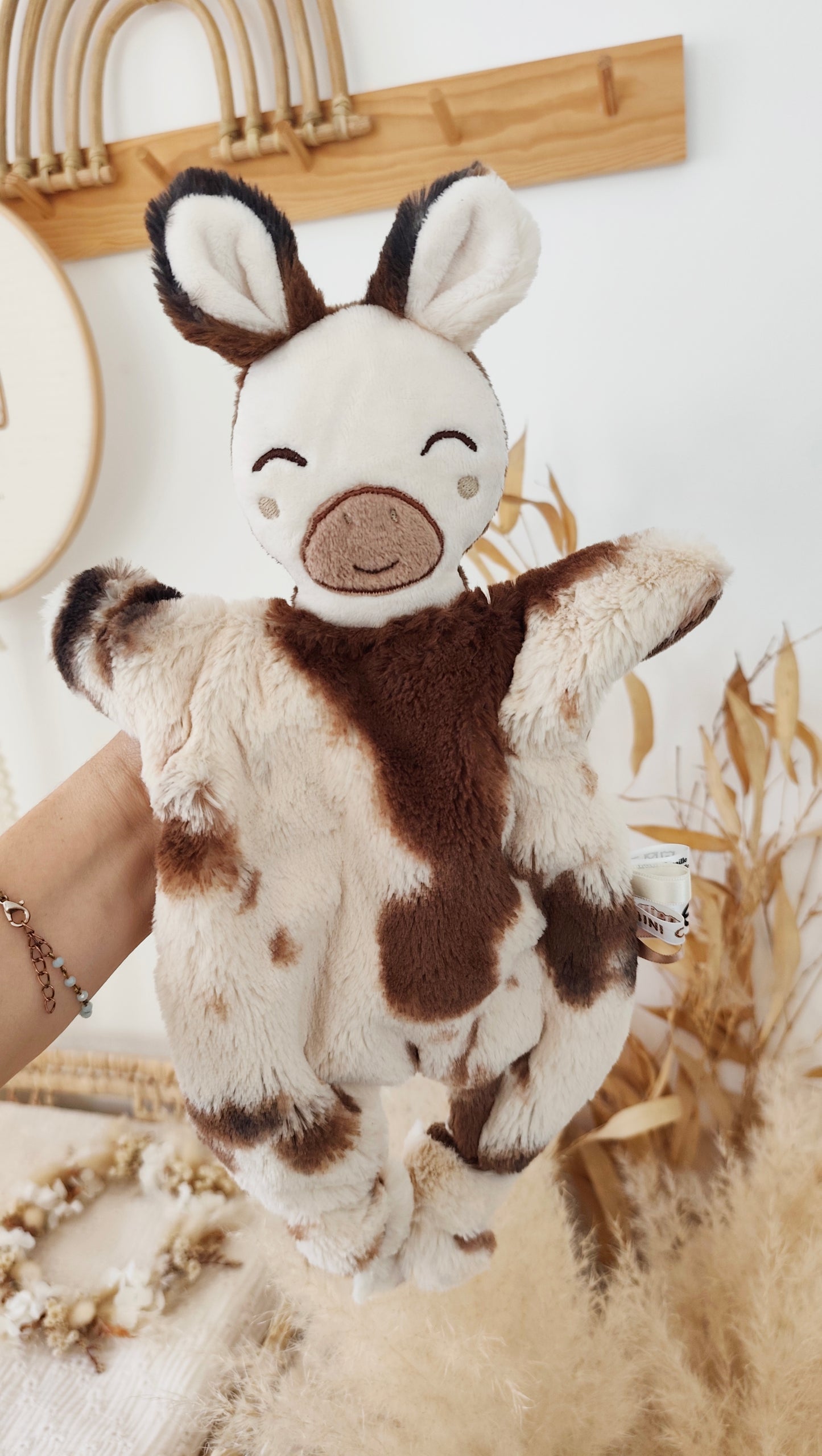 Doudou CHEVAL PONEY fourrure