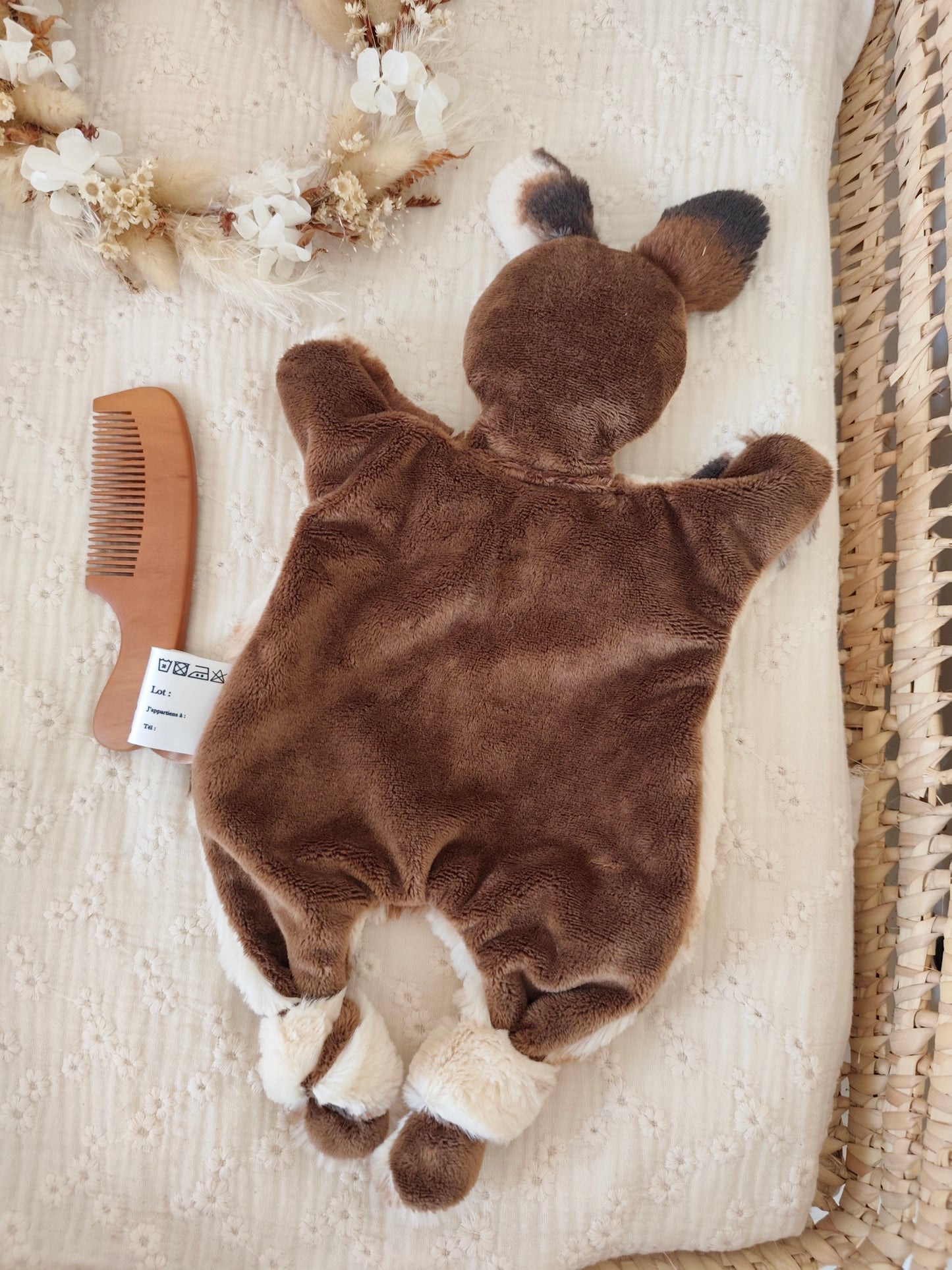 Doudou CHEVAL PONEY fourrure