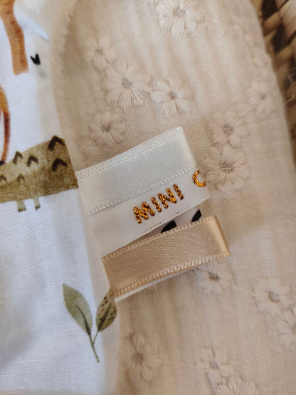 Mini doudou lapin SAVANE marron