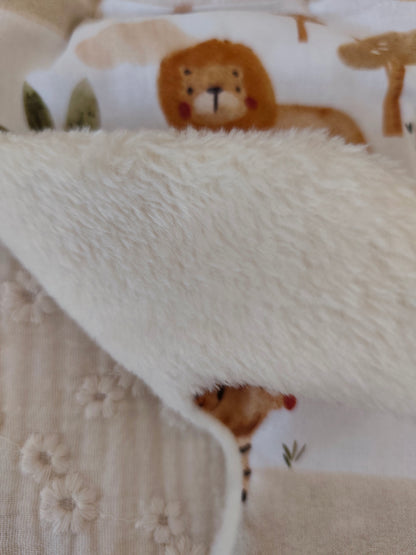 Mini doudou lapin SAVANE marron