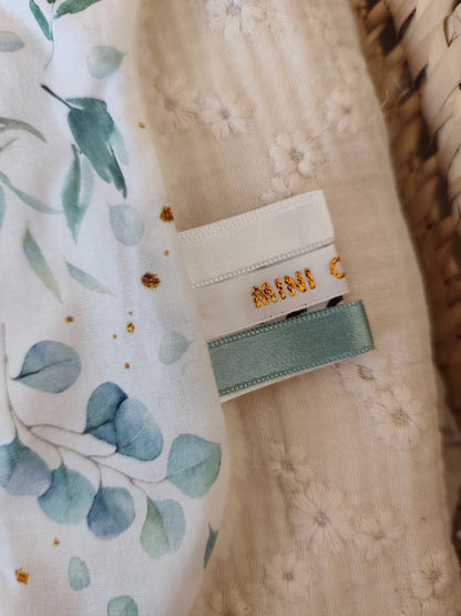 Mini doudou lapin EUCALYPTUS vert