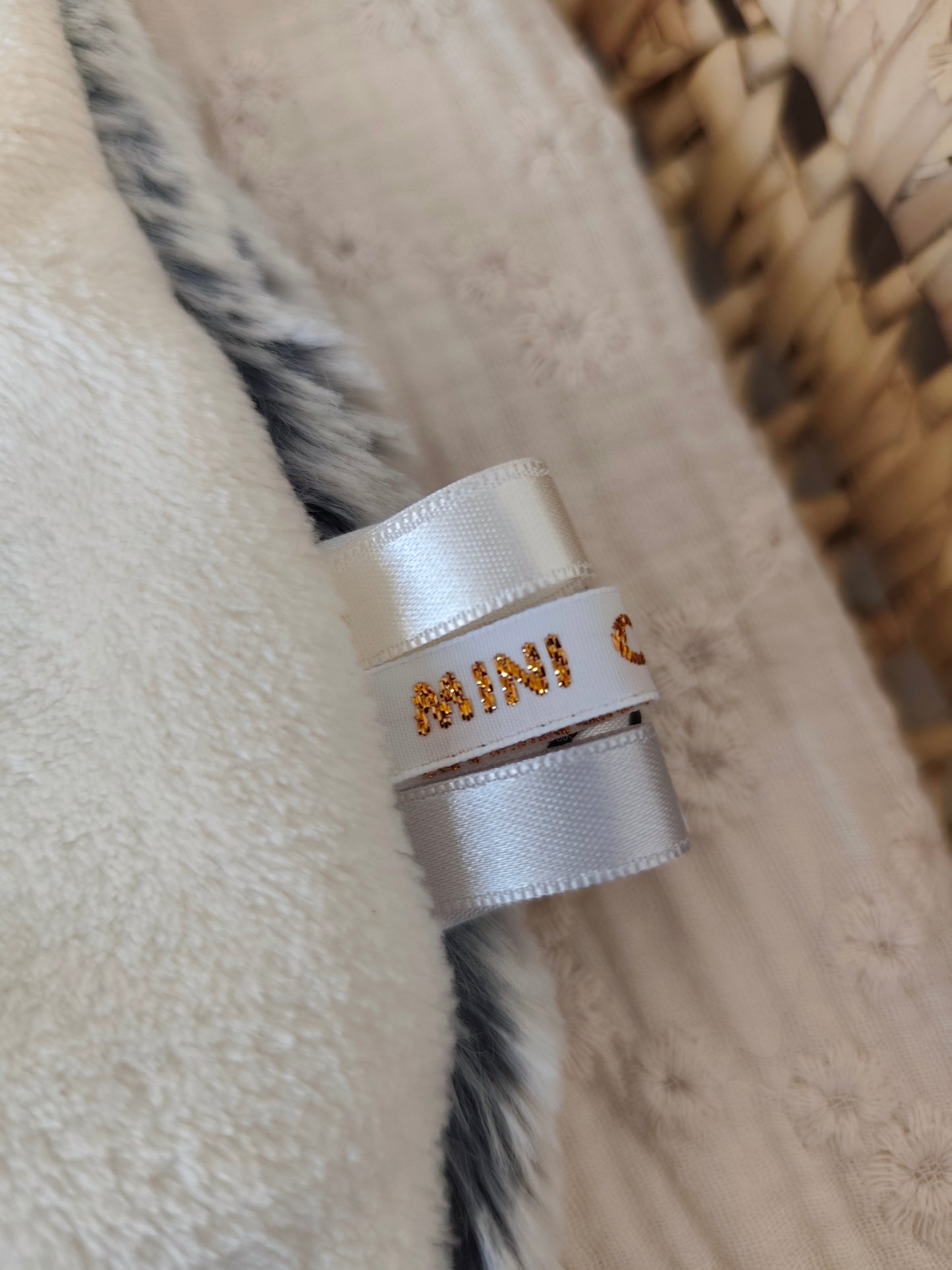 Doudou LOUP gris fourrure