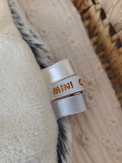 Doudou LOUP gris fourrure