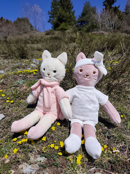 Peluche poupée chat ROSIE 45 cm