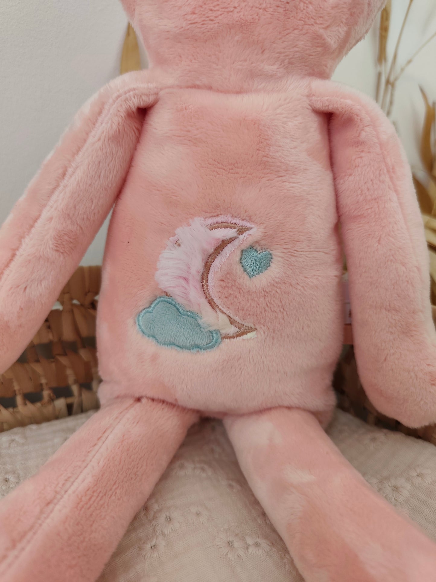 Peluche poupée chat LUNA 45 cm