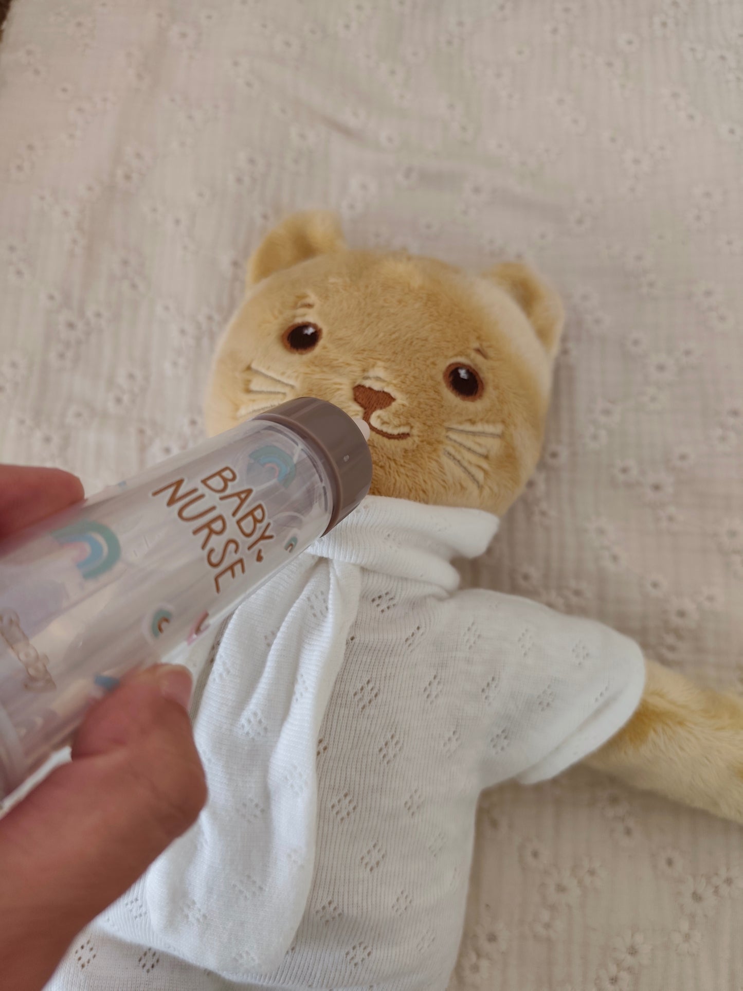 Biberon magique pour poupée peluche