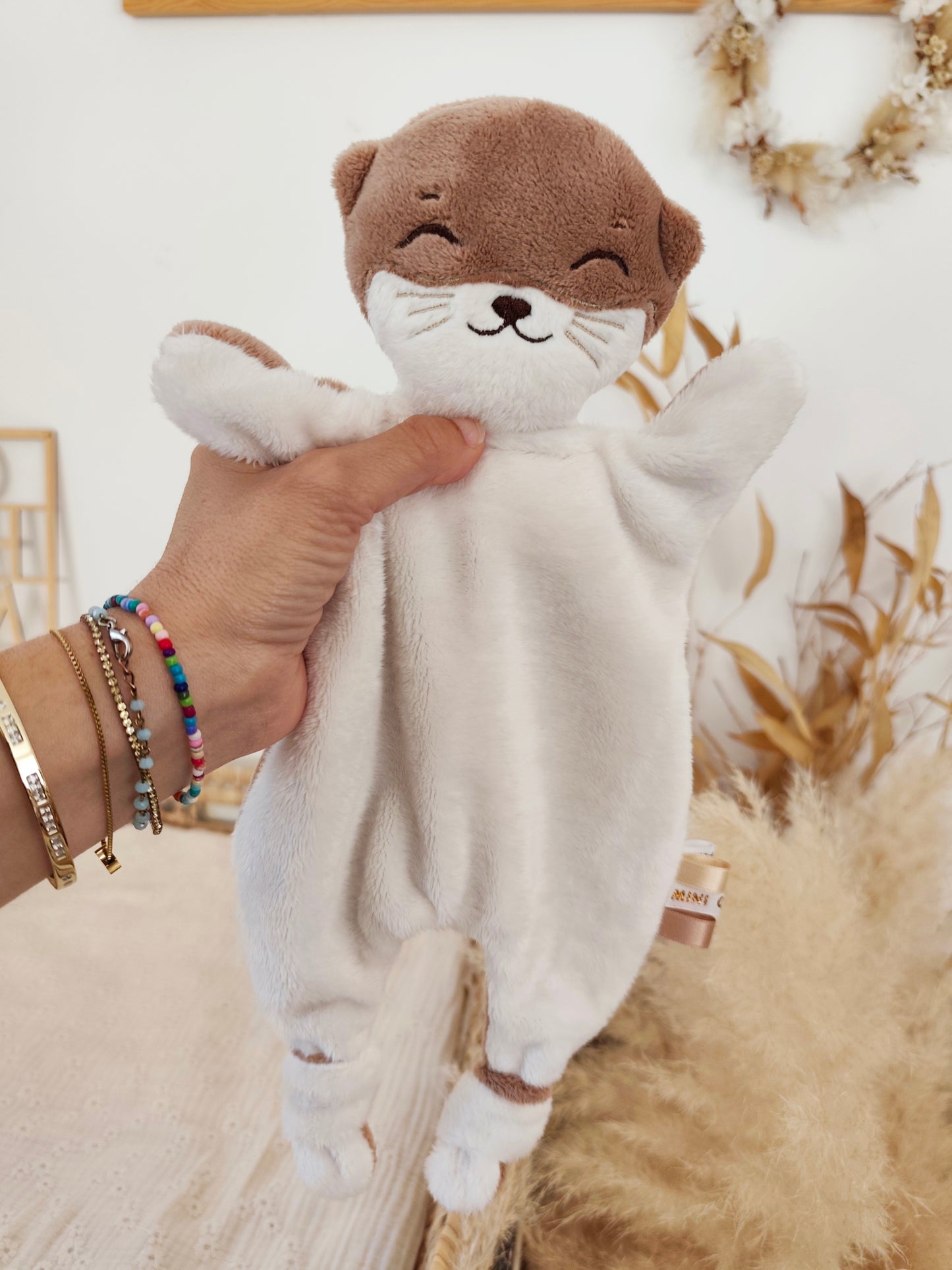 Doudou LOUTRE marron