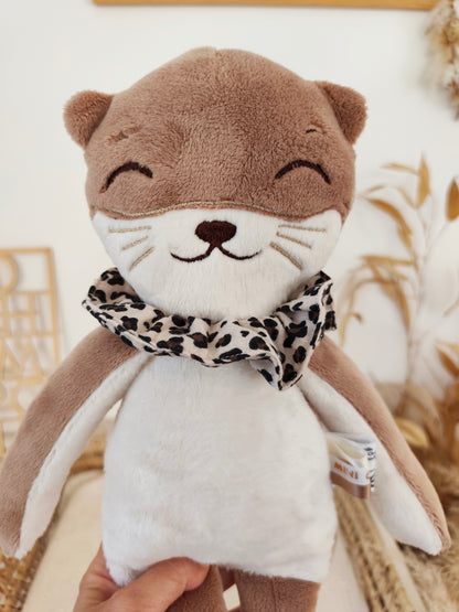 Peluche poupée chat LOUTRE 45 cm