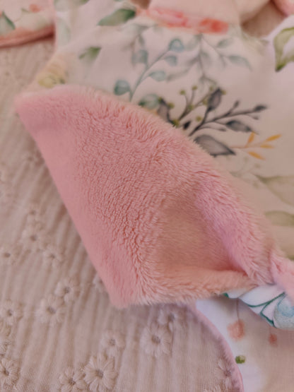 Grand doudou lapin BIG FLOWERS